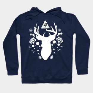 Deer and symbols Hoodie